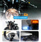 Butterfly Style Light Auxiliary Spot Lights High Low Beam With Flasher White / Yellow 2 Pcs Set