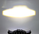 Motorcycle Fog Lights,Motorcycle LED Headlight Owl Shape with High Low Beam,Universal Driving Light